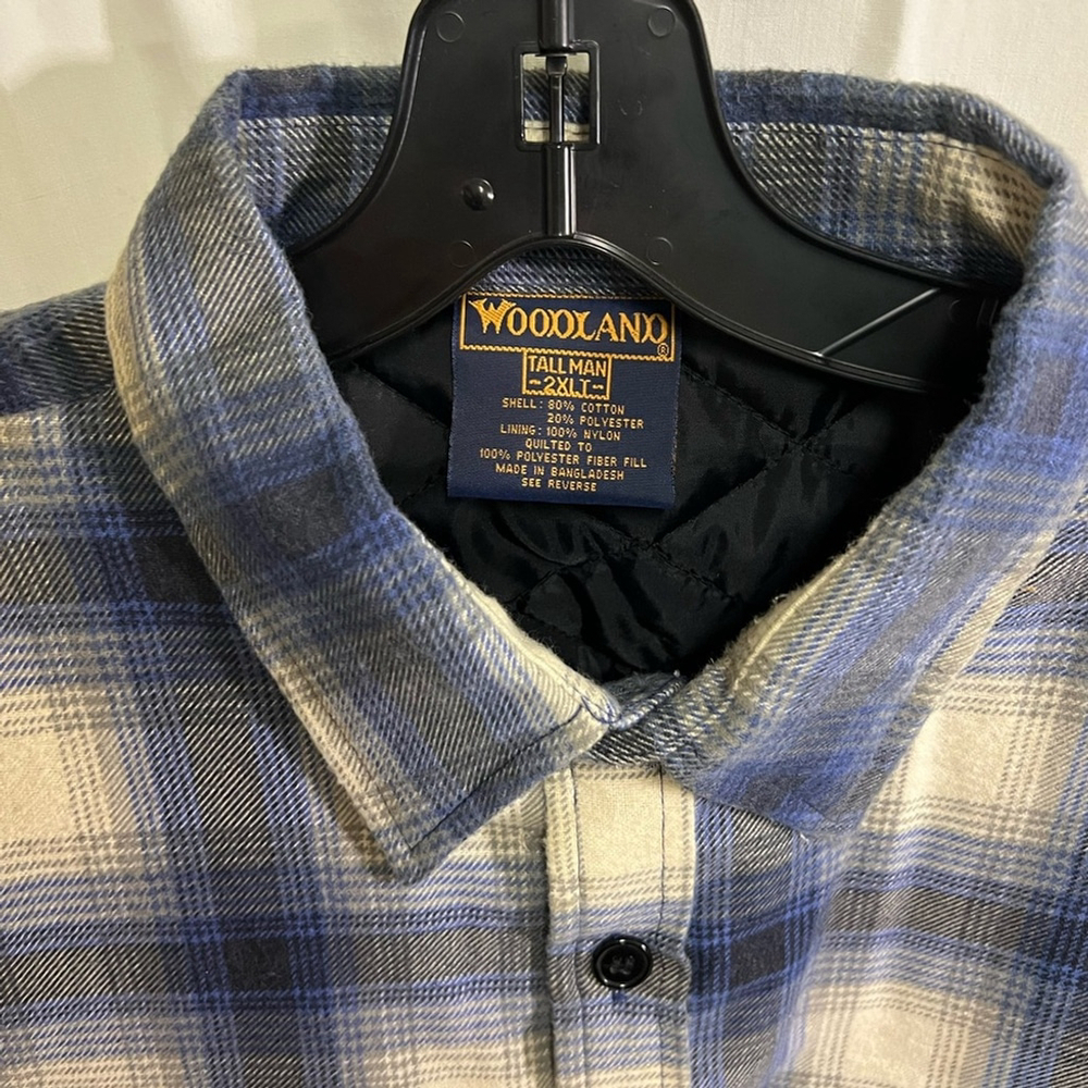 Woodland Lined Button-up Flannel-Big and Tall - Picture 3 of 10